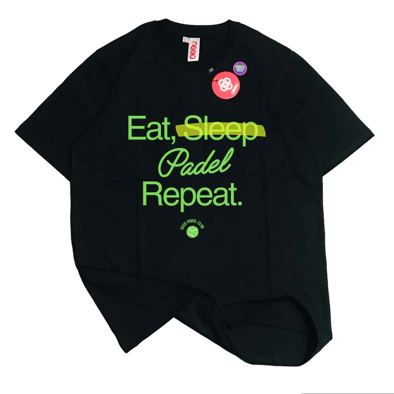 Eat Sleep Padel Repeat Black