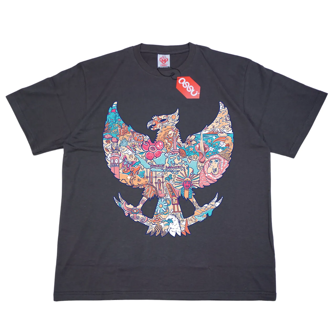 GARUDA BATIK PINK GREY