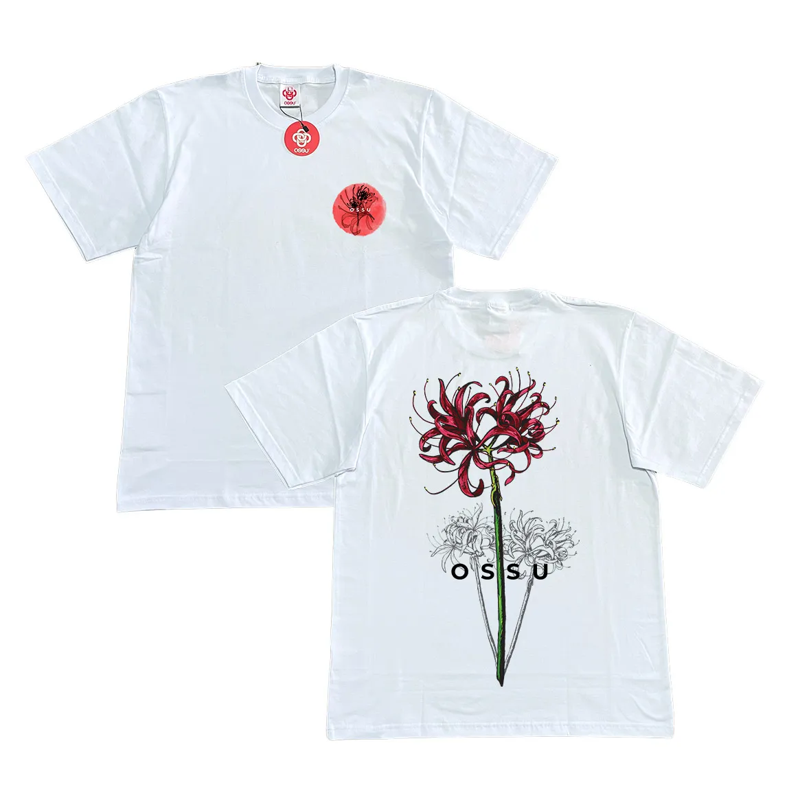 HIGANBANA FLOWER 2 SIDE WHITE