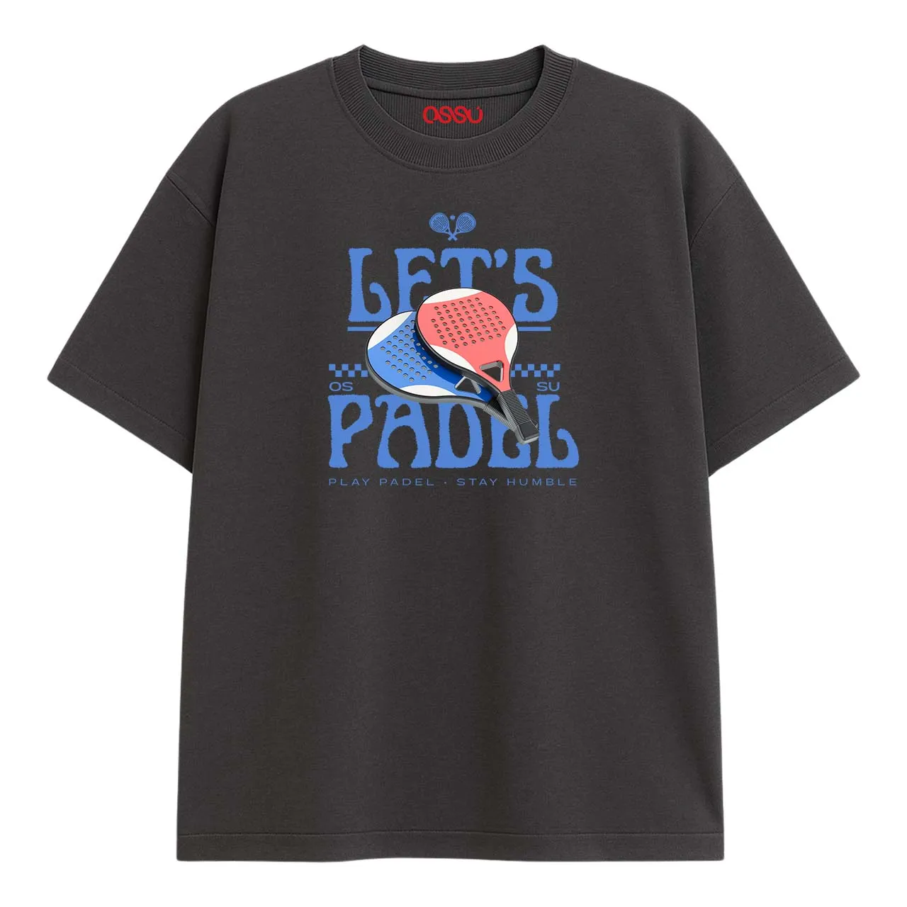 Lets Play Padel Grey