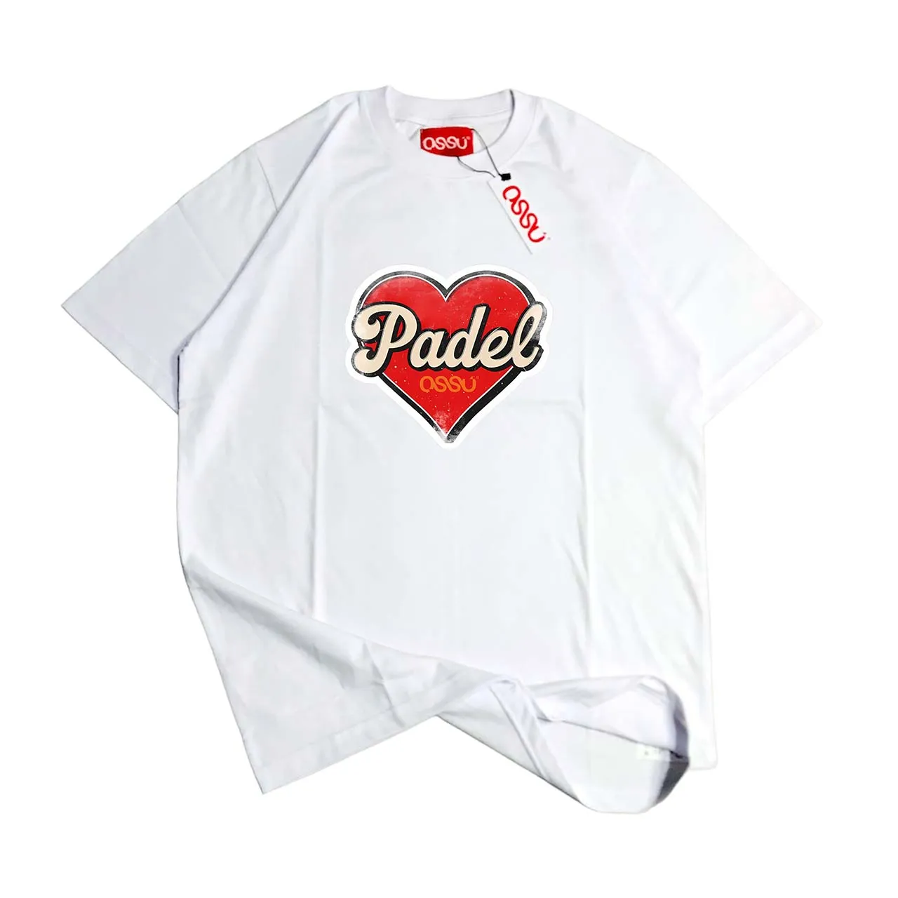 Padel Heart White