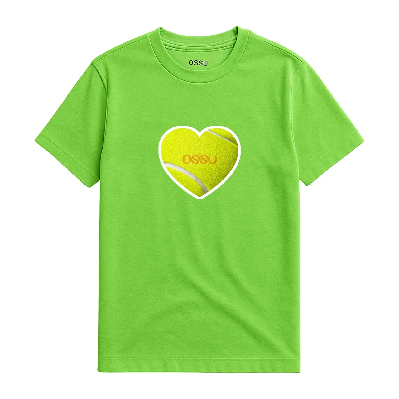 Tennis Heart Green
