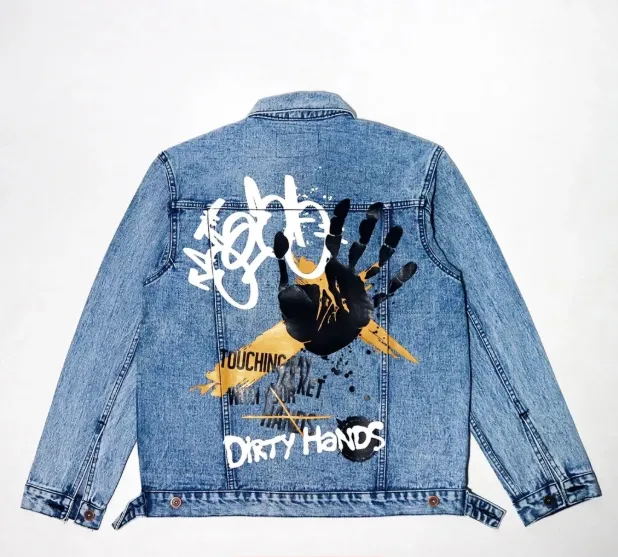 PAPAGO - JAKET JEANS - JAKET DENIM PRIA - DIRTY HANDS