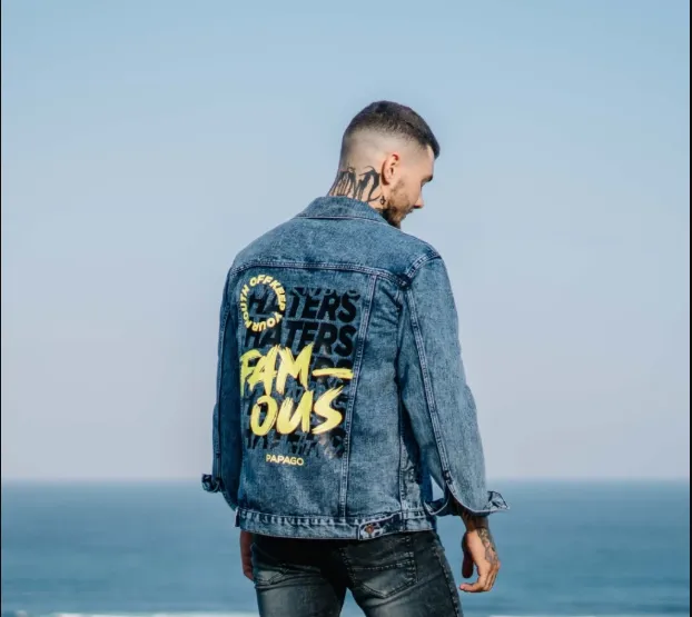 PAPAGO - JAKET JEANS - JAKET DENIM PRIA - FAMOUS