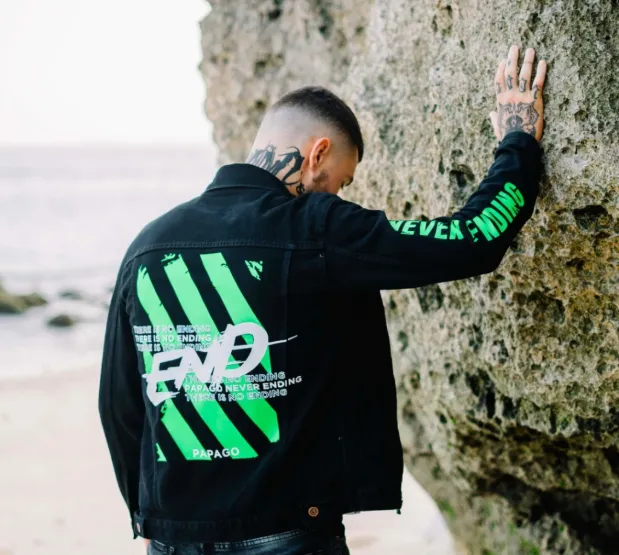 PAPAGO - JAKET JEANS - JAKET DENIM PRIA - NEVER ENDING