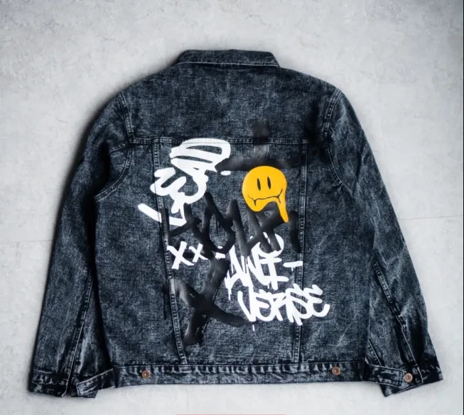 PAPAGO - JAKET JEANS - JAKET DENIM PRIA - SMILEY