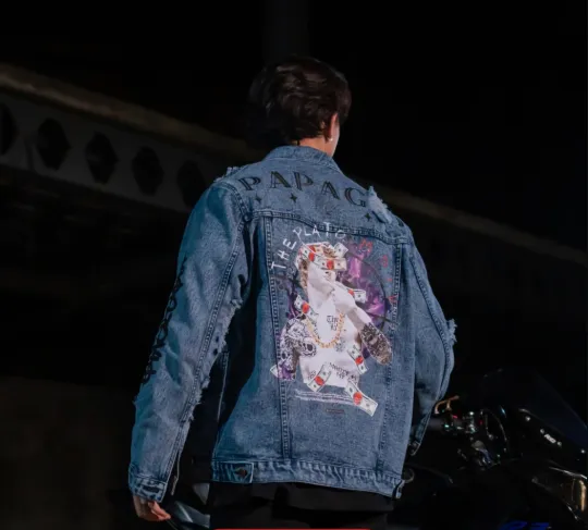 PAPAGO - JAKET JEANS - JAKET DENIM PRIA - THE PLATO